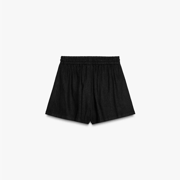 NWT ZARA Black Shorts SZ M - Picture 2 of 3